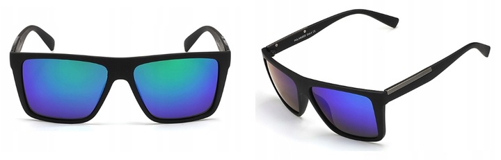 OKULARY PRZECIWSŁONECZNE MĘSKIE POLARYZACYJNE ETUI POLARZONE DLA KIEROWCÓW