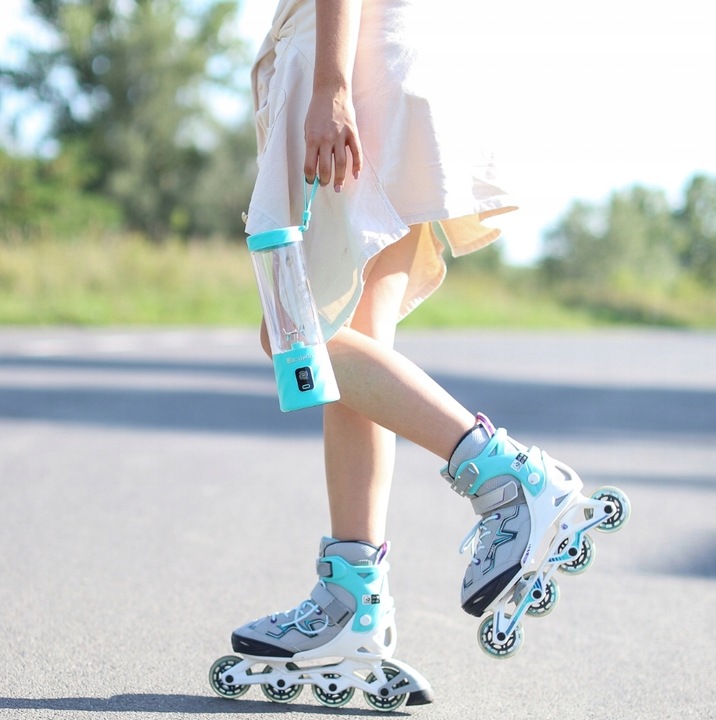 Blender bezprzewodowy BlendyGo 3 550ml USB Miętowy