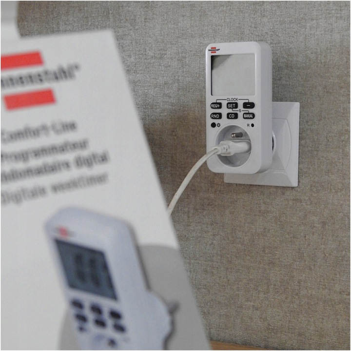 Programator Czasowy z Wyświetlaczem 10 trybów Podświetlenie Pamięć Danych