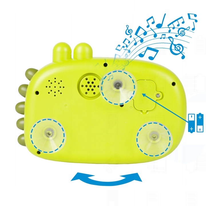 BĄBELKOWY DINOZAUR DINO DO KĄPIELI MASZYNKA DO ROBIENIA PIANY W WANNIE GRA