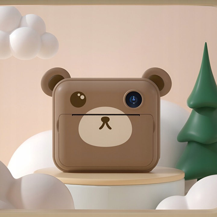 APARAT NATYCHMIASTOWY CYFROWY DLA DZIECI Z DRUKARKĄ KARTA 32GB + 2 ROLKI