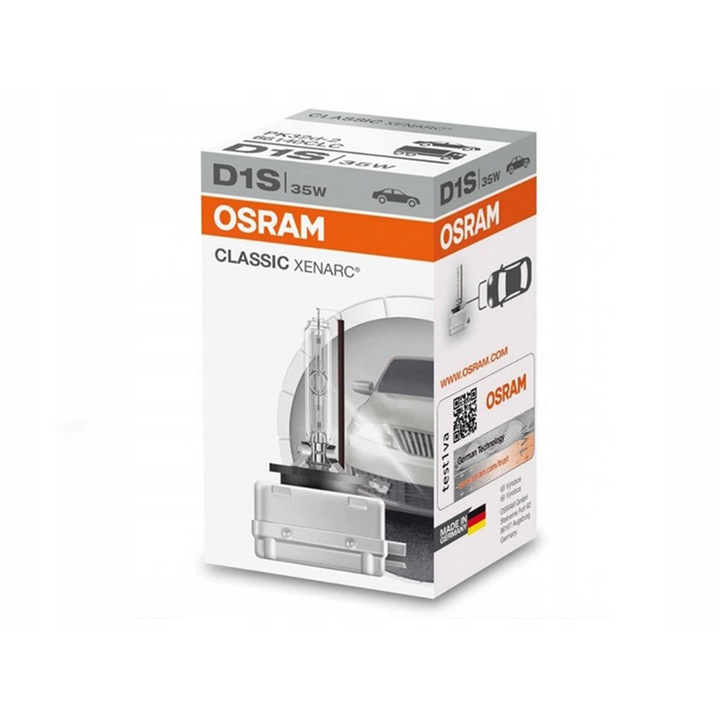 ŻARÓWKI XENON KSENON ŻARNIK OSRAM D1S 35W PK32d-2 XENARC CLASSIC 66140CLC