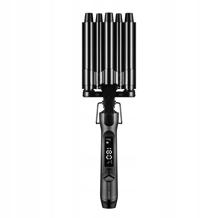 Falownica do włosów CERAMICZNA 5 WAŁKÓW BŁYSKAWICZNE NAGRZEWANIE LCD 120W