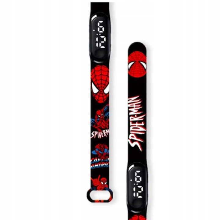 Zegarek cyfrowy LED Spider-Man