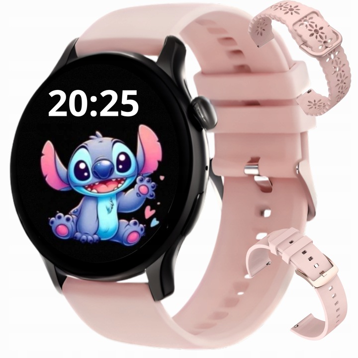 ZEGAREK DLA DZIEWCZYNKI NA PREZENT 2 PASKI ELEKTRONICZNY SMARTWATCH POLSKI