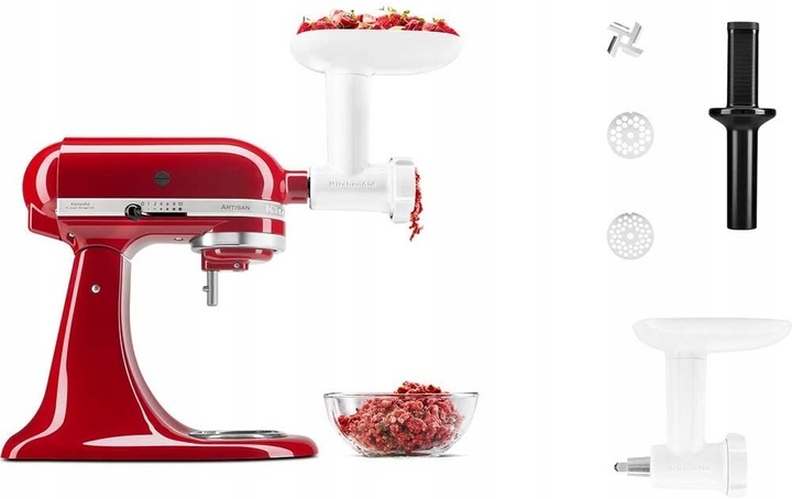 Oryginalny KitchenAid 5KSMFVSFGA Przecierak z maszynką do mięsa