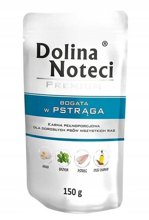 DOLINA NOTECI PREMIUM Mokra karma dla psa MIX smaków 30x150g zestaw