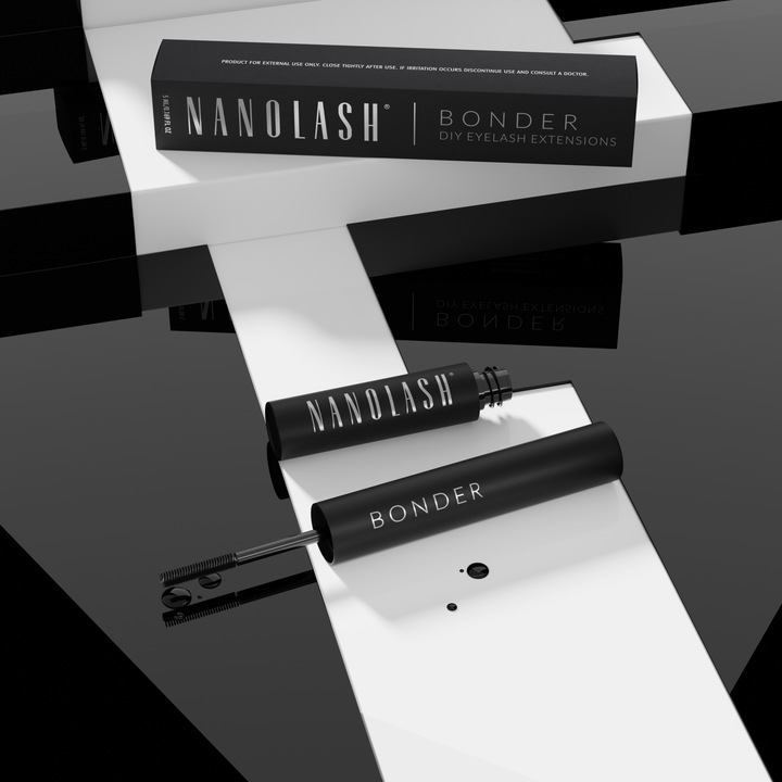 Bonder do sztucznych rzęs w kępkach Nanolash 5 ml - przedłużanie rzęs DIY