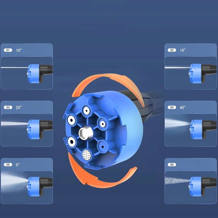 MYJKA CIŚNIENIOWA AKUMULATOROWA 21V 30BAR 15000mAh ZESTAW LCD