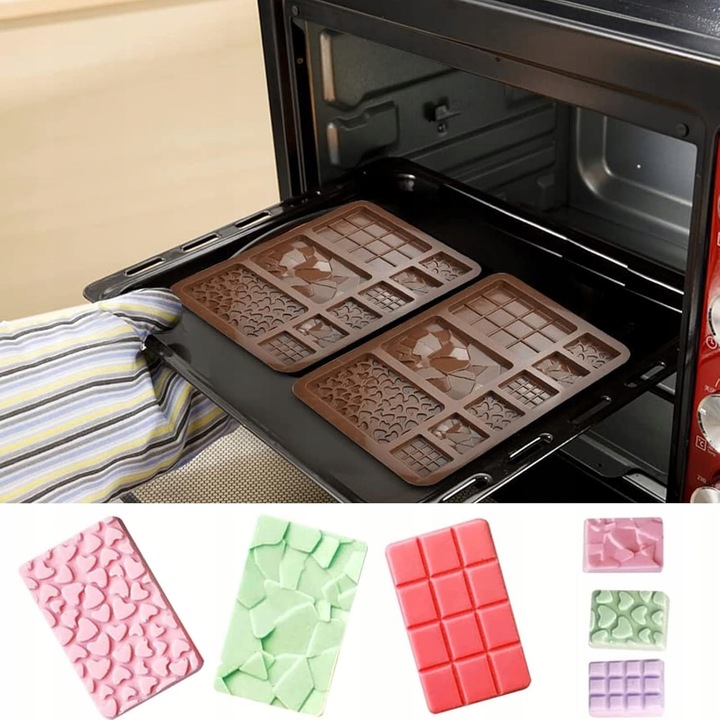 FORMA FOREMKA SILIKONOWA DO CZEKOLADY LODU ŻELEK PRALIN GALARETKI DUBAJ