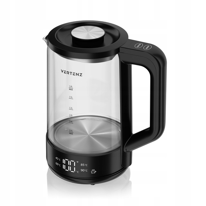 Czajnik ELEKTRYCZNY LED Vertenz TUYA 1,7L 2000W Warm REGULACJA TEMPERATURY