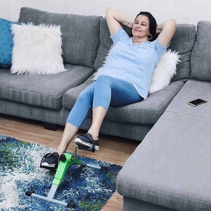 FUNKCJONALNY ROWEREK ROTOR TRENINGOWY SKŁADANY z LICZNIKIEM ZIELONY