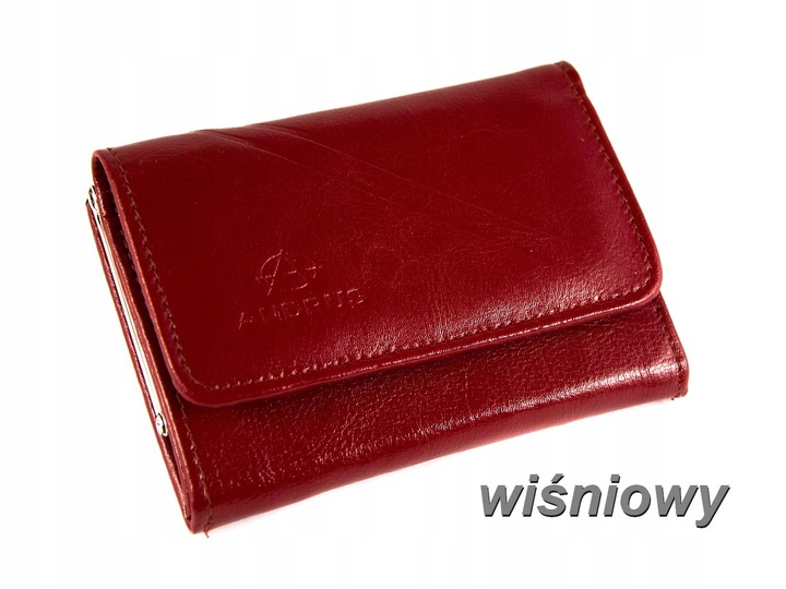 Zgrabny portfel damski ANDRUS - solidna SKÓRA Naturalna - 2 lata gwarancji