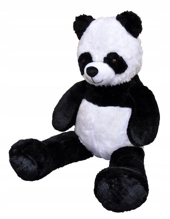 MIŚ PLUSZOWY PANDA 110 cm MASKOTKA PLUSZAK PRZYTULANKA PREZENT DLA DZIECI