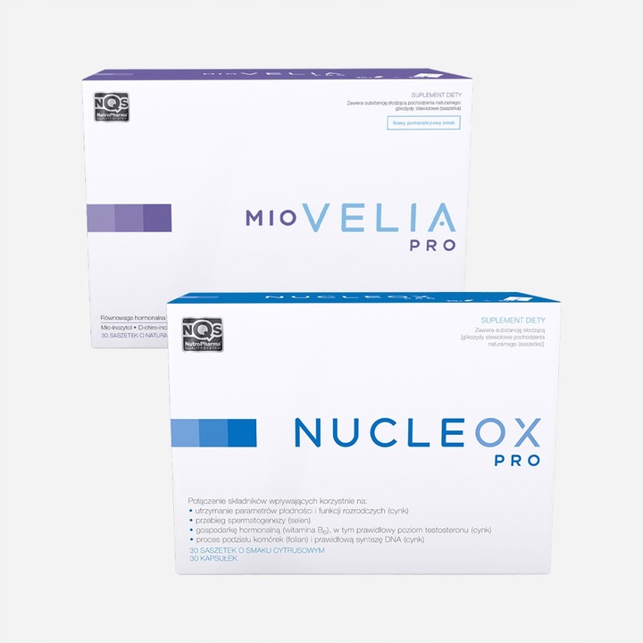 MIOVELIA PRO + NUCLEOX PRO - PAKIET DLA DWOJGA
