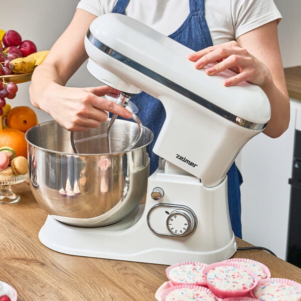 ROBOT PLANETARNY MIKSER ZELMER ZKR1350 1200W 6 PRĘDKOŚCI 5L STAL