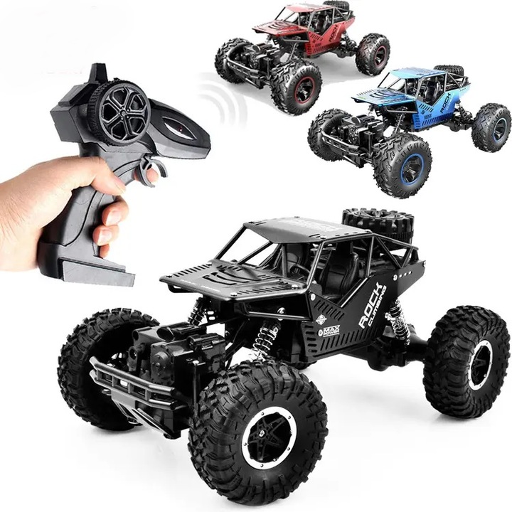 Samochód Zdalnie Sterowany Terenowy Duży 4x4 Akumulator X 2 2400 mAh
