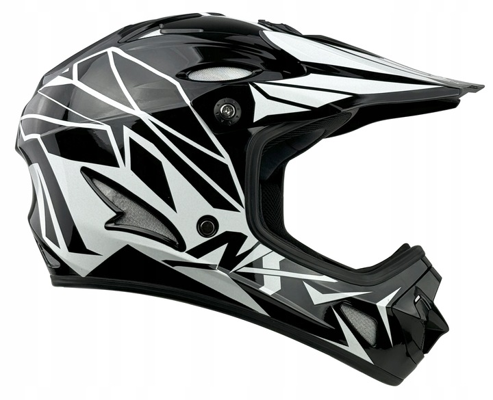 ZESTAW NX KASK + GOGLE DOWNHILL NX EXTREME r.XS |KASK ROWEROWY |900g LEKKI