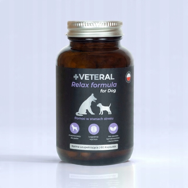 SUPLEMENT USPOKAJAJĄCY na STRES dla PSA Relax Formula Dog