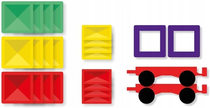 CONNETIX KLOCKI MAGNETYCZNE RAINBOW MOTION PACK 24 SZT