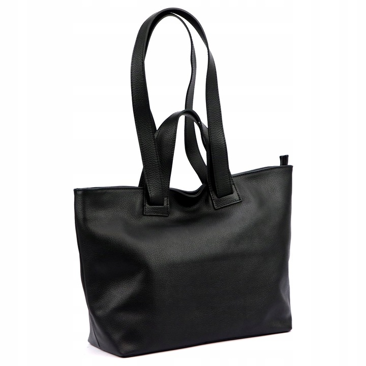 WŁOSKA TOREBKA DAMSKA SHOPPER LAURA BIAGGI PREMIUM SKÓRA NATURALNA A4 NEW