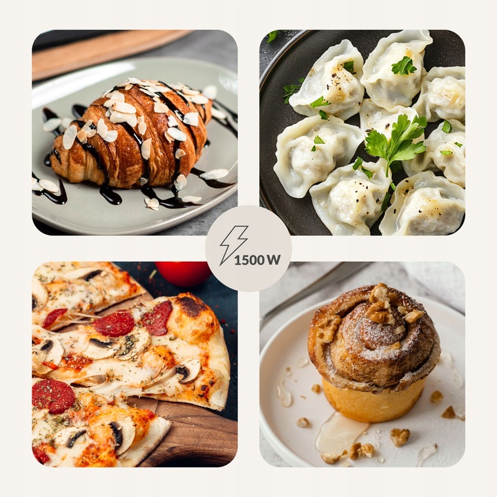 BIAŁY ROBOT PLANETARNY KUCHENNY 15W1 WIELOFUNKCYJNY 5,2L BIAŁY 10 TRYBÓW