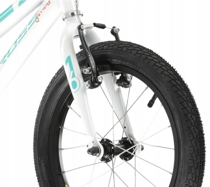 Rower dziecięcy 16" KROSS Mini 3.0 biały seledynowy R24