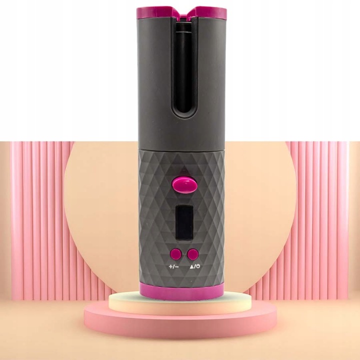 AUTOMATYCZNA LOKÓWKA DO WŁOSÓW Z POWŁOKĄ CERAMICZNĄ LCD