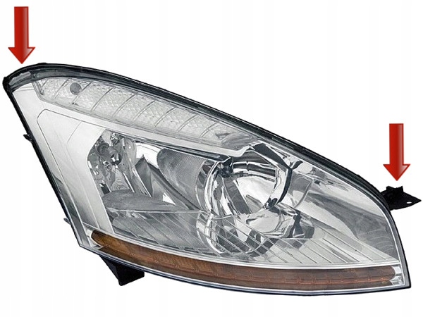 ZESTAW NAPRAWCZY MOCOWANIA LAMPY C4 PICASSO PRAWY