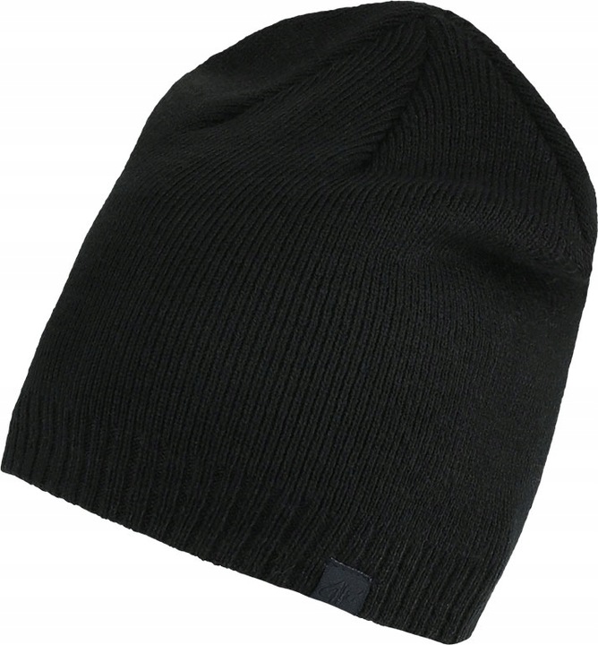 4F CZAPKA ZIMOWA OCIEPLANA BEANIE CZARNA rozmiar uniwersalny M458