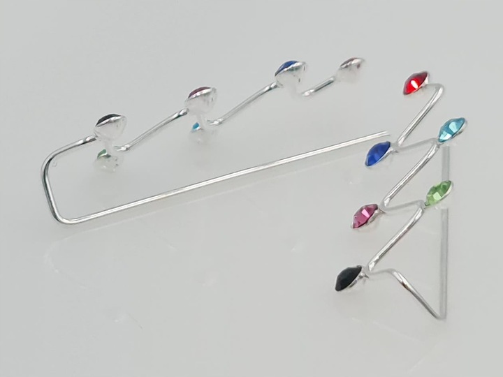 Srebrne Kolczyki Nausznice Srebro 925