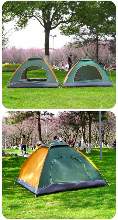 Automatyczny namiot kempingowy Pop-up 3-4 osobowy
