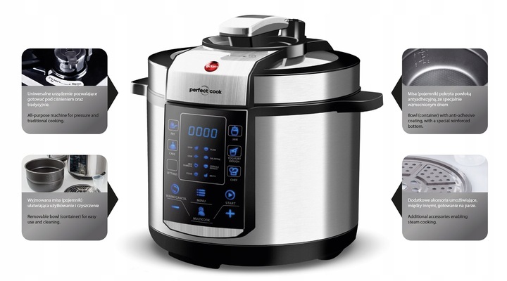 SZYBKOWAR ELEKTRYCZNY GARNEK PAROWAR