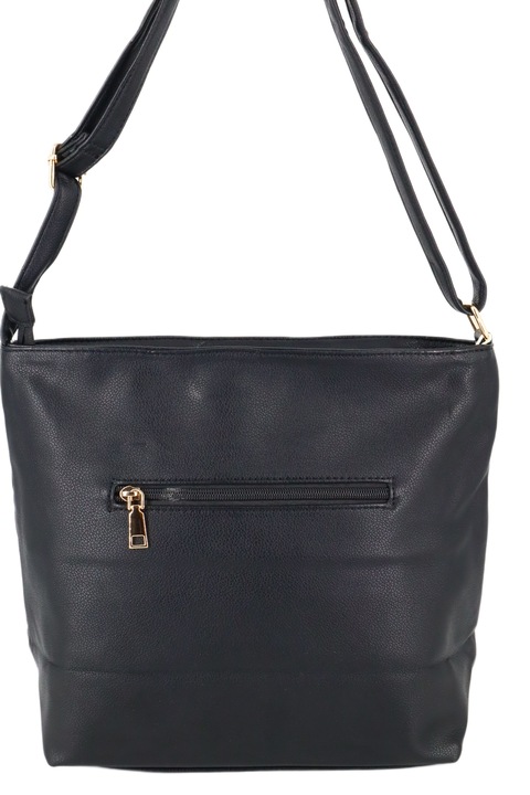 Torebka damska listonoszka klasyczna miękka z długim paskiem pikowana