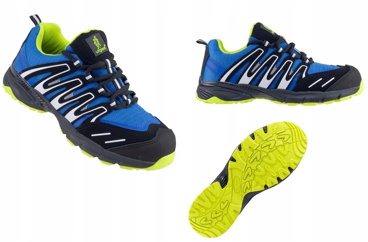 LEKKIE buty robocze SPORTOWE półbuty PRZEWIEWNE 242 S1 z podnoskiem r. 43