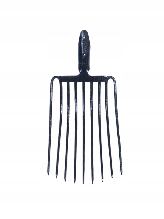 Widły 9-zębne do koksu i kamieni walcowane