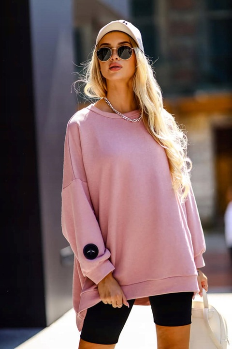 Bluza oversize mucha różowa Me Gusta