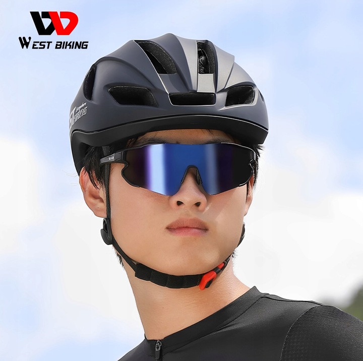 WEST BIKING KASK ROWEROWY DLA DOROSŁYCH LEKKI 269G SPORTOWY DESIGN
