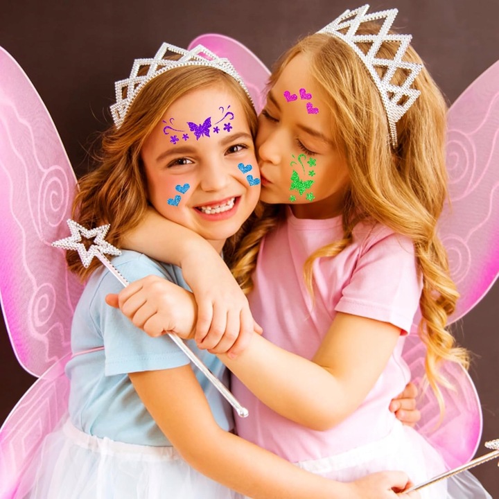 Tatuaże brokatowe SZABLONY 373 SZT KATALOG DLA DZIECI I DOROSŁYCH