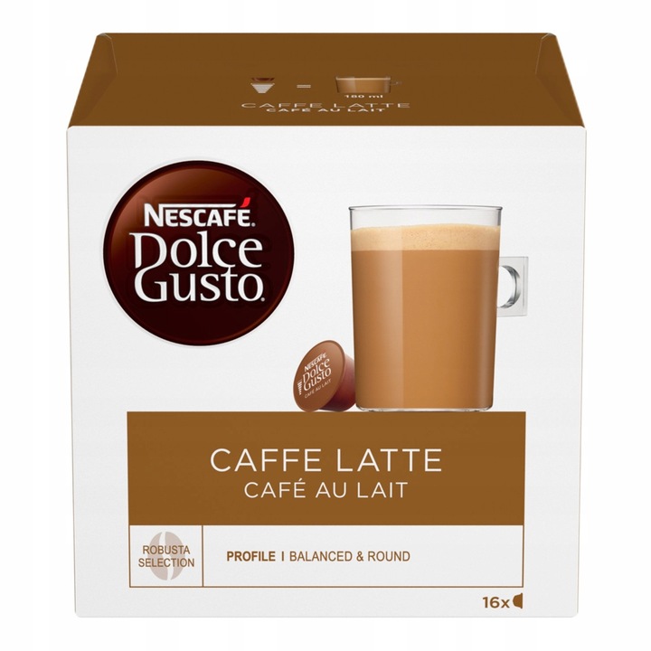 Kapsułki Nescafe Dolce Gusto Cafe Au Lait 16 szt