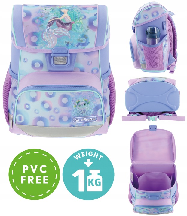 TORNISTER SZKOLNY HERLITZ LOOP PLUS MYSTIC MERMAID DLA DZIEWCZYNKI