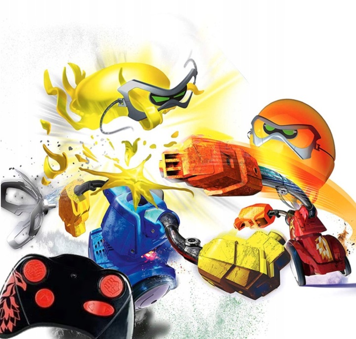 Zdalnie Sterowane Walczące Balony Roboty + 2 piloty + Zestaw 20 balonów RC