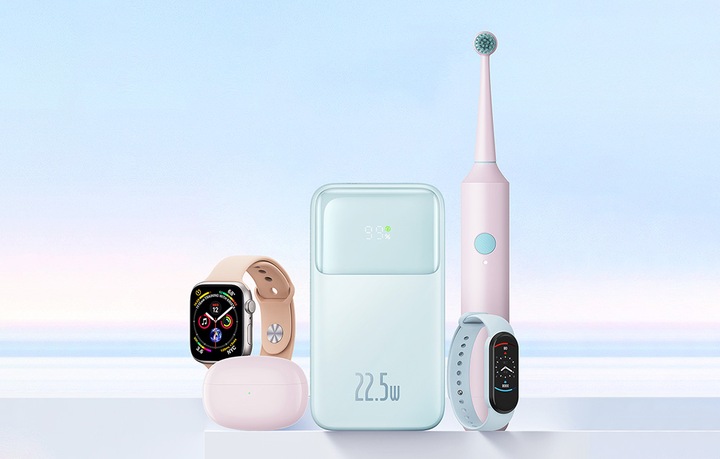 BASEUS POWERBANK 10000MAH 22.5W USB-A USB-C LIGHTNING DO TELEFONU KABEL