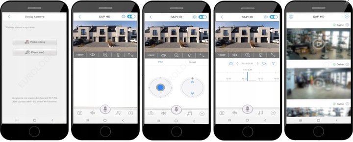 Zewnętrzna Kamera IP WIFI FULL HD 4x ZOOM Metalowa 3MPx Powiadomienia 1080p