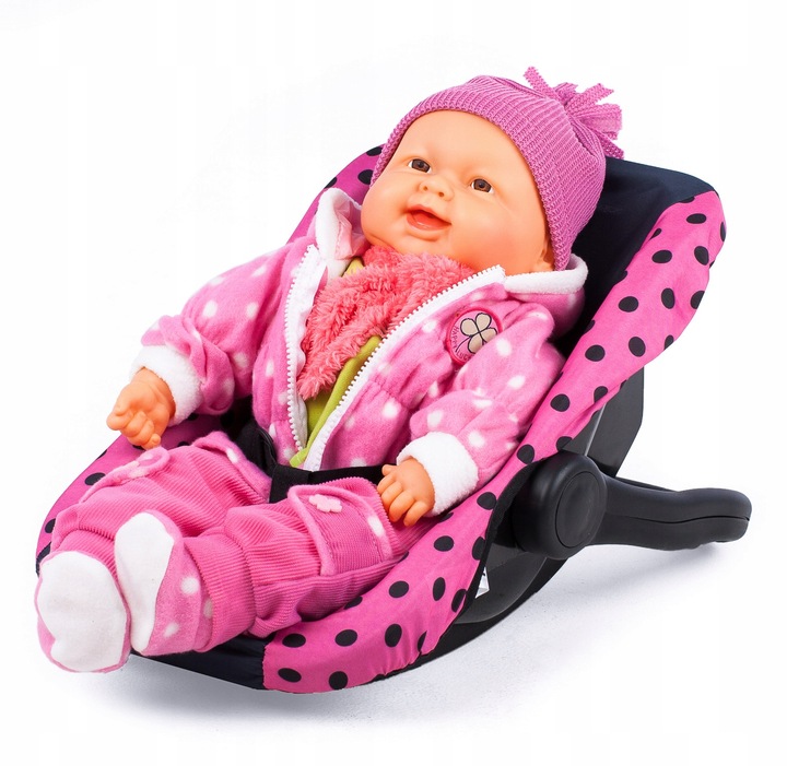 NOSIDEŁKO dla lalek 3w1 NOSIDŁO FOTELIK SAMOCHODOWY BUJAK dla lalki