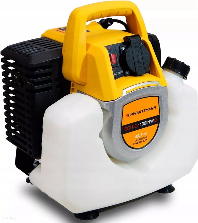 Kompaktowy Generator Agregat prądotwórczy inwertorowy SCHWARTZMANN 1100W