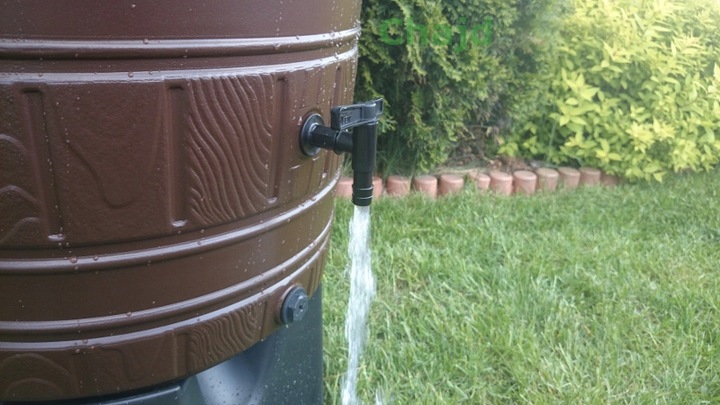 POJEMNIK NA DESZCZÓWKĘ WODĘ ZBIORNIK 265 L+KRANIK