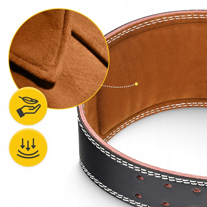 PAS KULTURYSTYCZNY SKÓRZANY STABILIZATOR KRZYŻOWY USZTYWNIAJĄCY KRĘGOSŁUP M