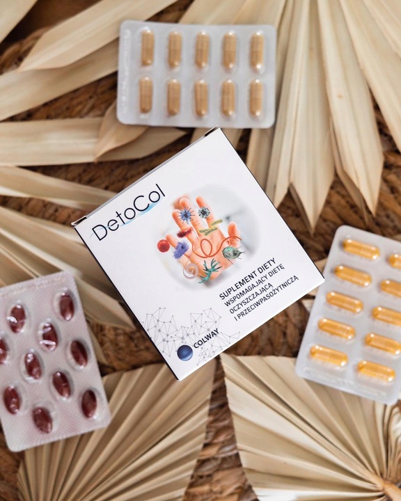 2x DetoCol kapsułki 90 szt. - Suplement diety Colway