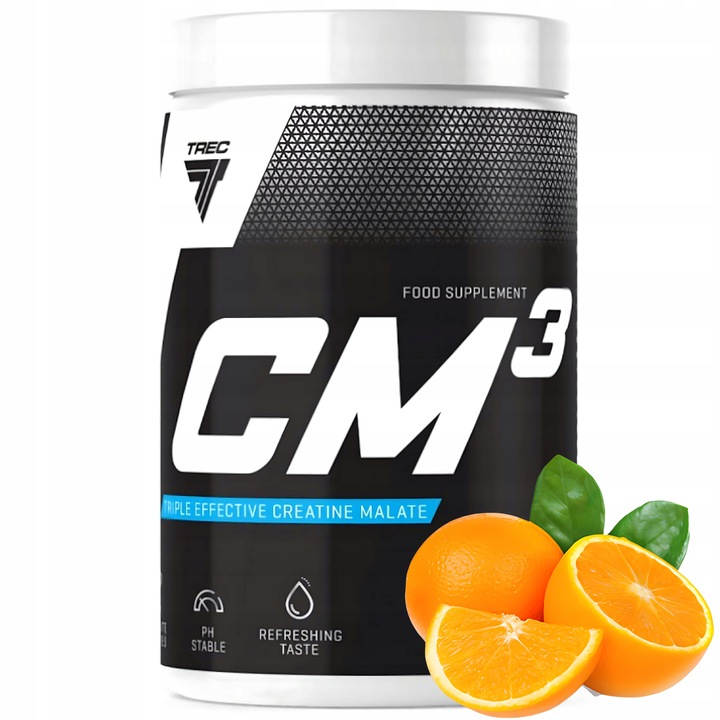 Kreatyna Trec CM3 powder 500g Pomarańcza